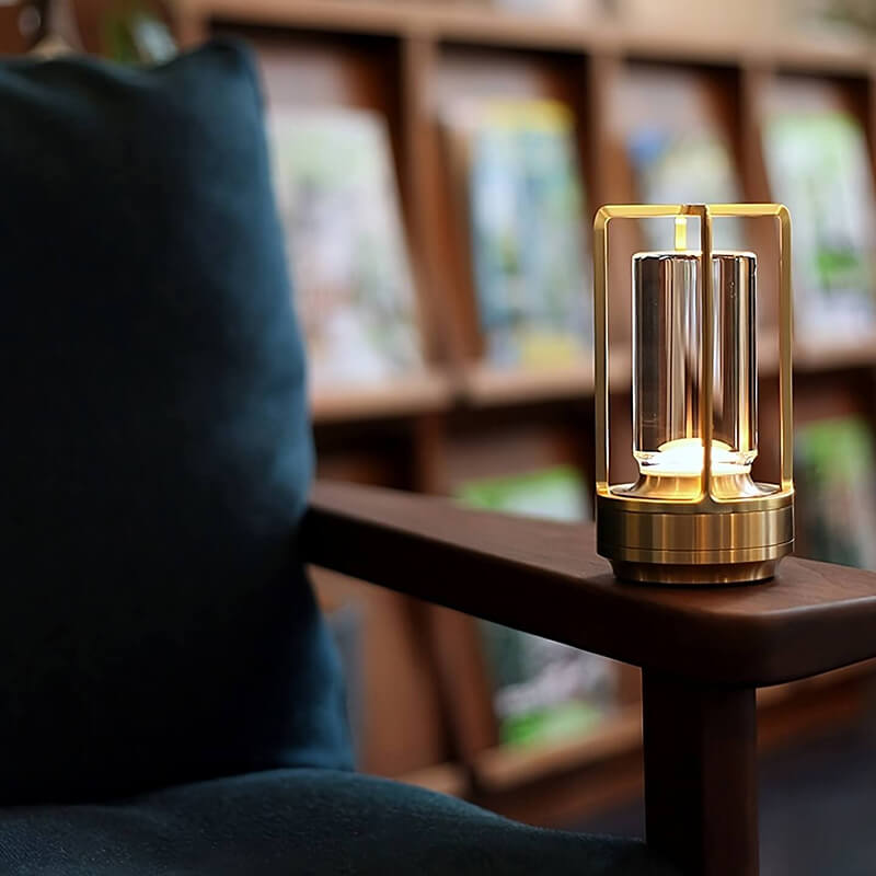 Skanto | Trådlampe vannsikker bordlampe | Berøringsfølsom, justerbar lysstyrke og ideell for hjemmeinnredning