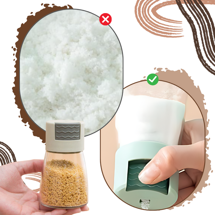 Presis kontroll salt- og pepperbøsser