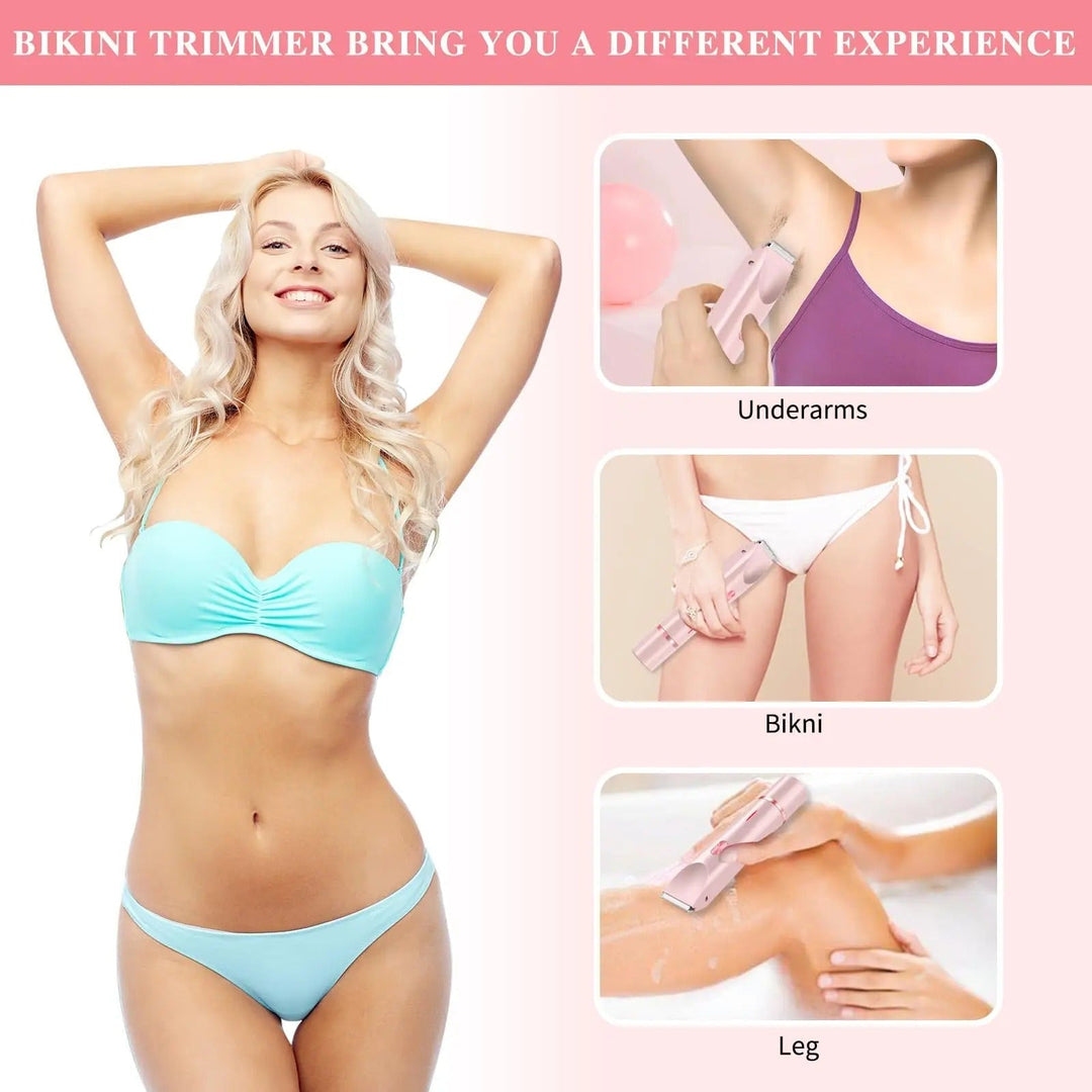 Skanto | Elektrisk trimmer Vanntett Oppladbar Bikini Barbermaskin