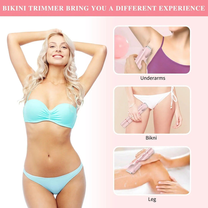 Skanto | Elektrisk trimmer Vanntett Oppladbar Bikini Barbermaskin