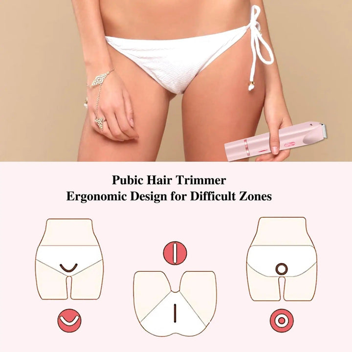 Skanto | Elektrisk trimmer Vanntett Oppladbar Bikini Barbermaskin