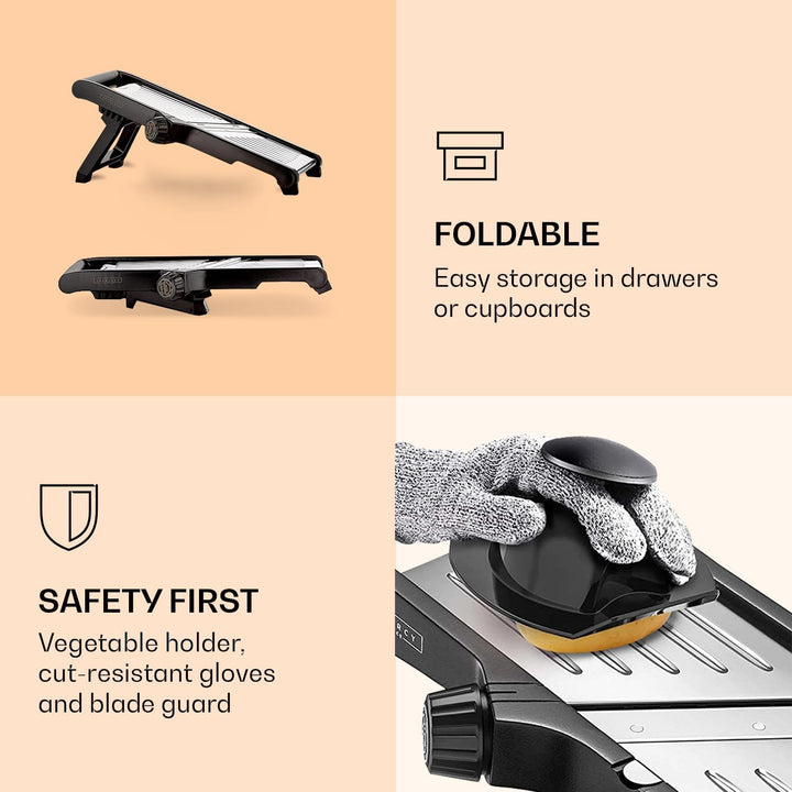 Skanto | Premium food slicer med kuttsikre hansker