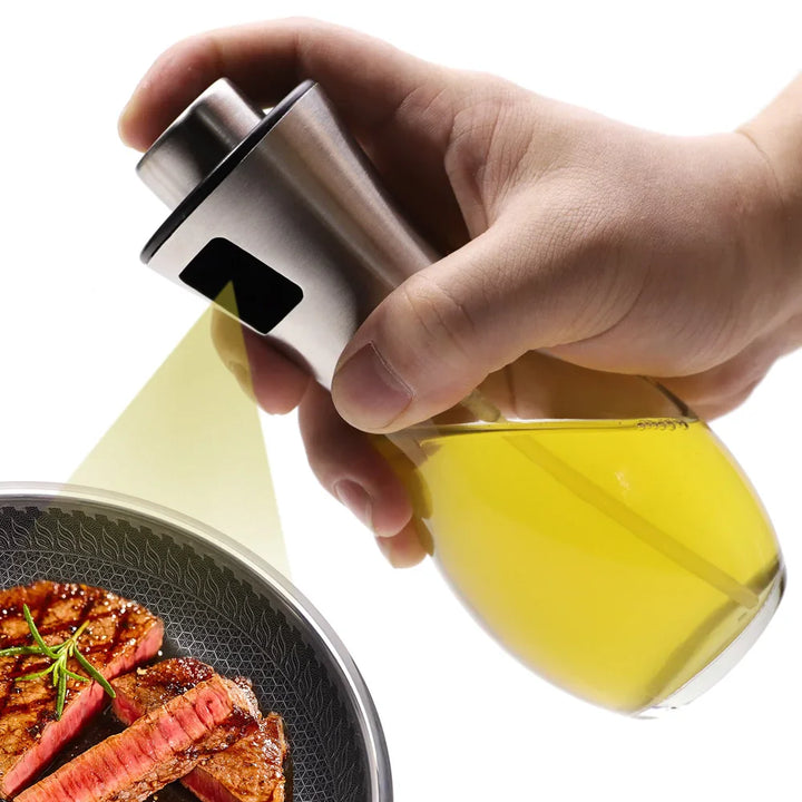Premium Glass Oil Sprayer Dispenser for Matlaging BBQ og Air Fryer | Skanto