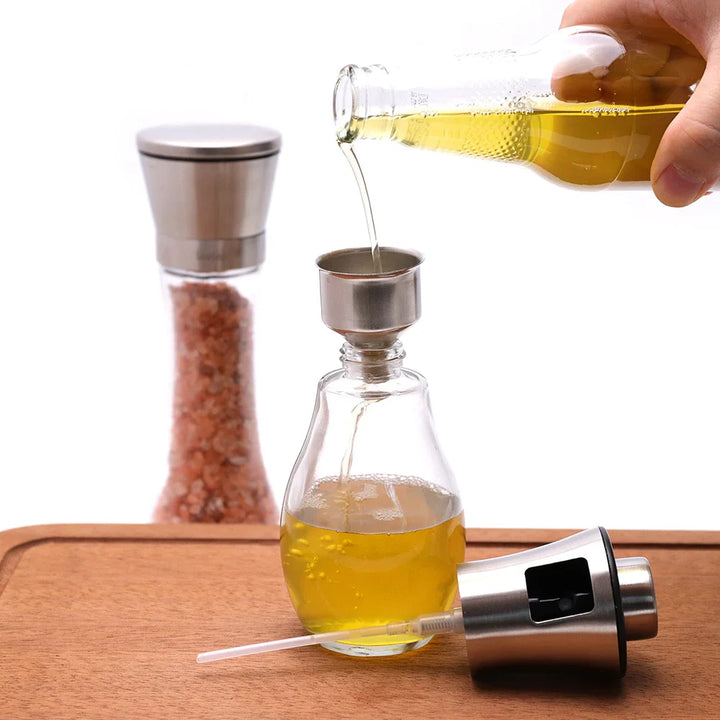 Premium Glass Oil Sprayer Dispenser for Matlaging BBQ og Air Fryer | Skanto