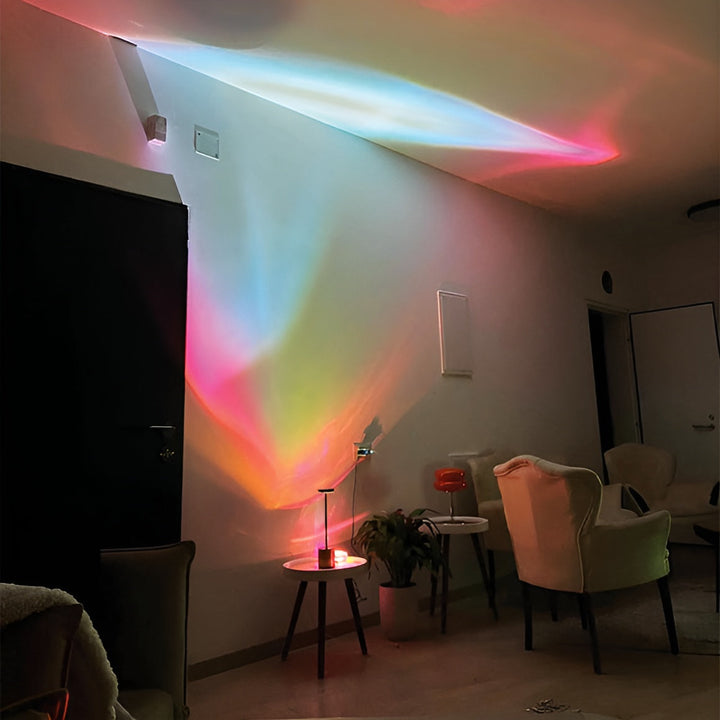 Skanto | Prismatic Projector Lamp med LED – Lunara
