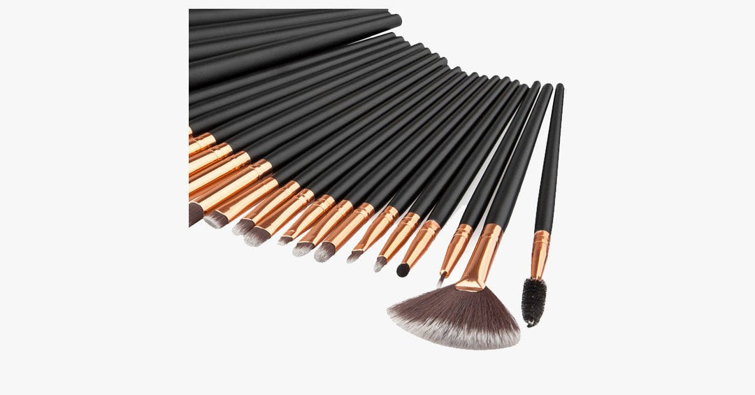 Skanto | 24-delt Pro Black Brush Set