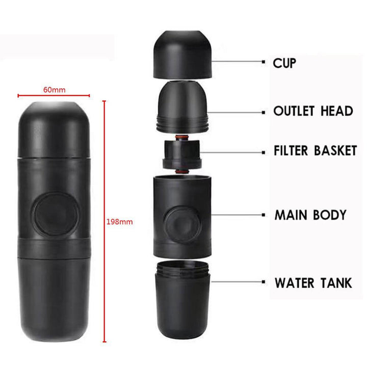 Skanto | Bærbar Mini Espresso Kaffe Maker
