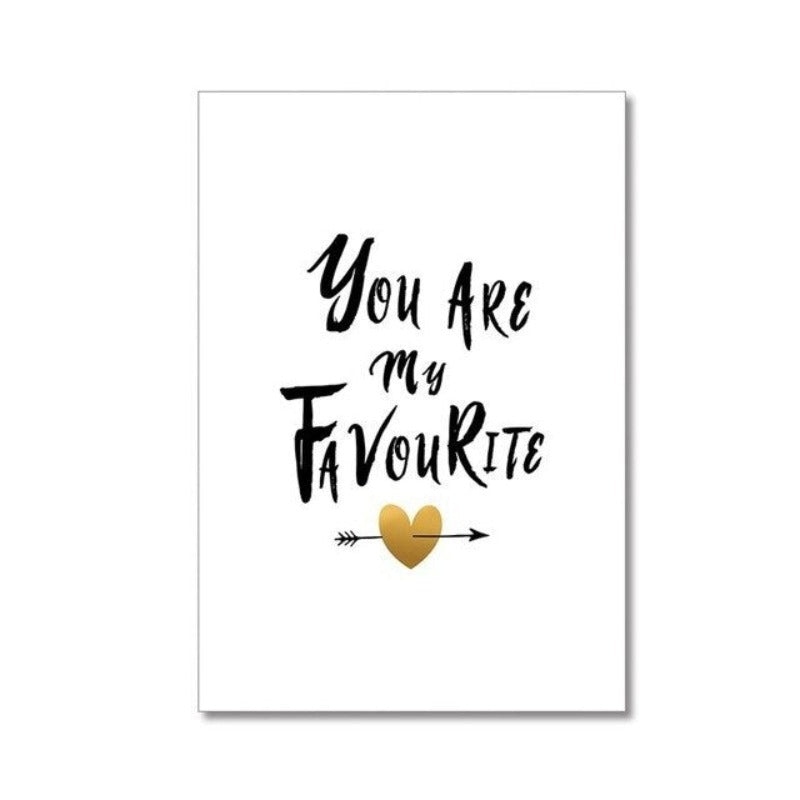 Min favorittananas – lerretsbilde
