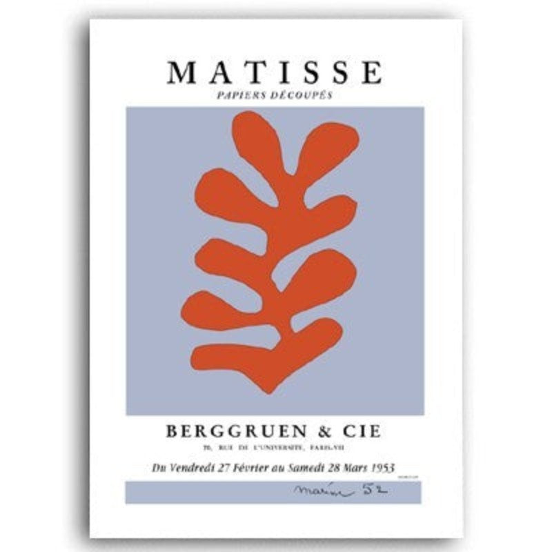 Vintage abstrakt Matisse retro linjefigur Europa olje