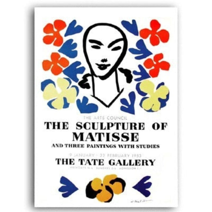 Vintage abstrakt Matisse retro linjefigur Europa olje