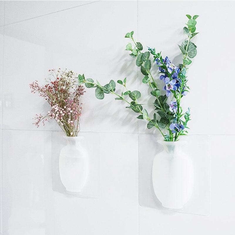 Silicone Sticky Wall Vase | Skanto