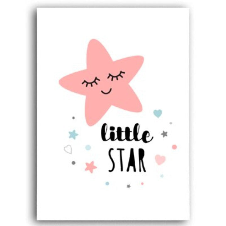 Love Stars - Lerret Veggkunst Maltning