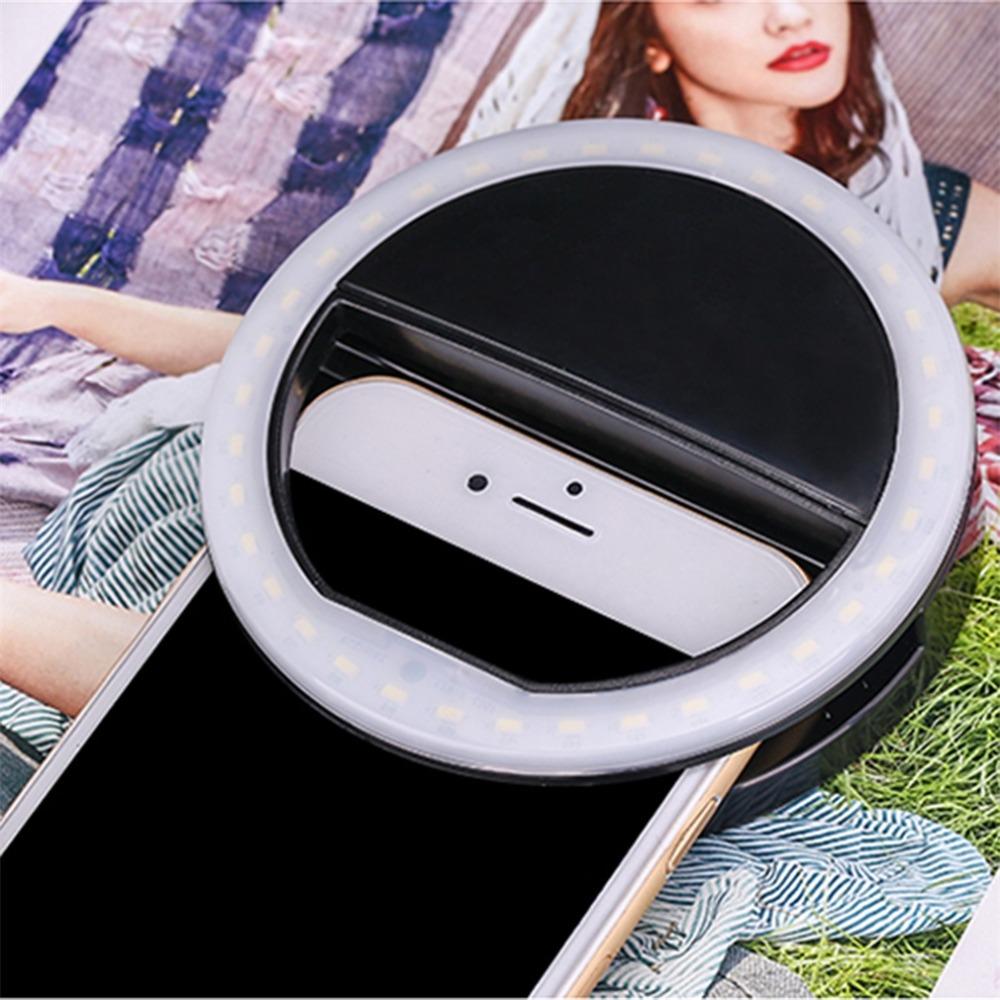 LED Ring Blits Mobil Kamera Lys | Skanto