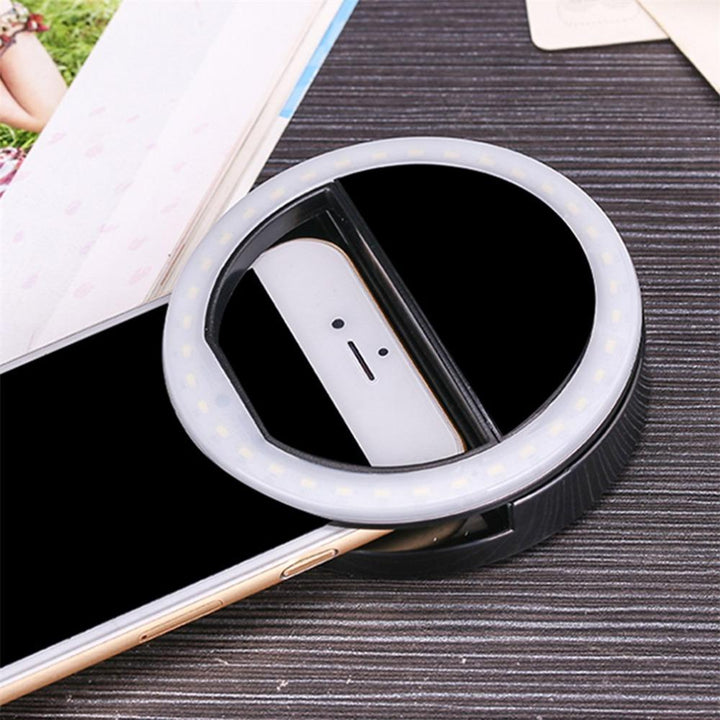 LED Ring Flash Mobil Kamera Lys | Skanto