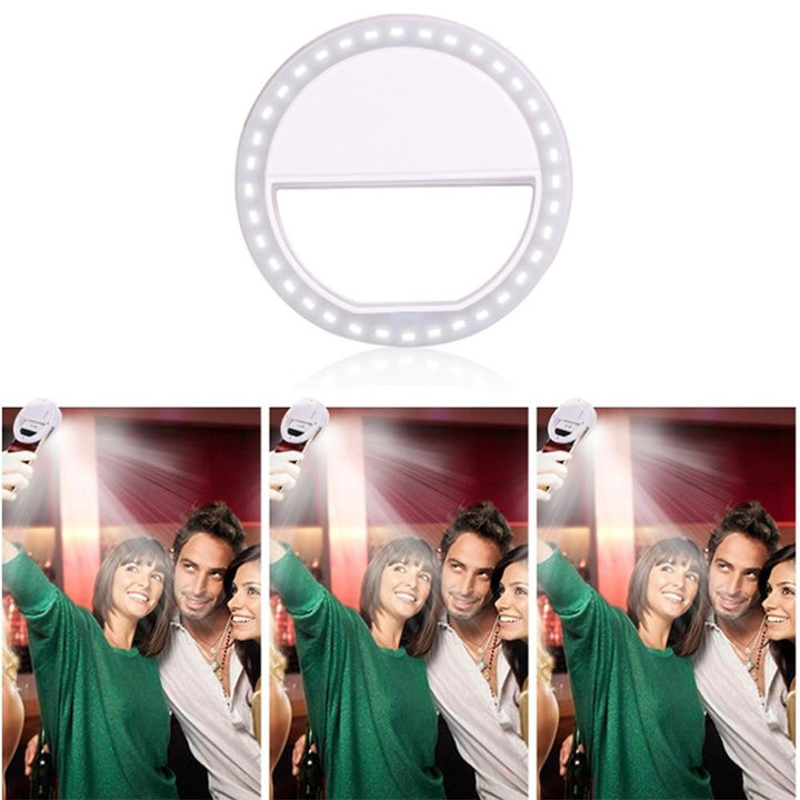 LED Ring Flash Mobil Kamera Lys | Skanto