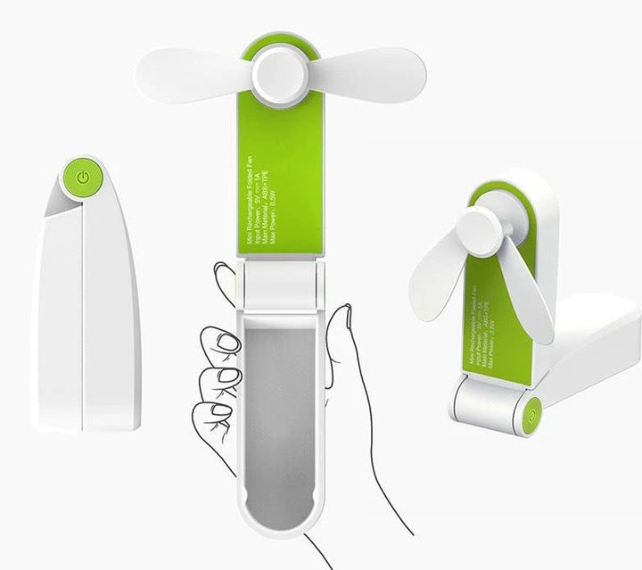 FanMe - USB-ladbar bærbar mini vifte | Skanto