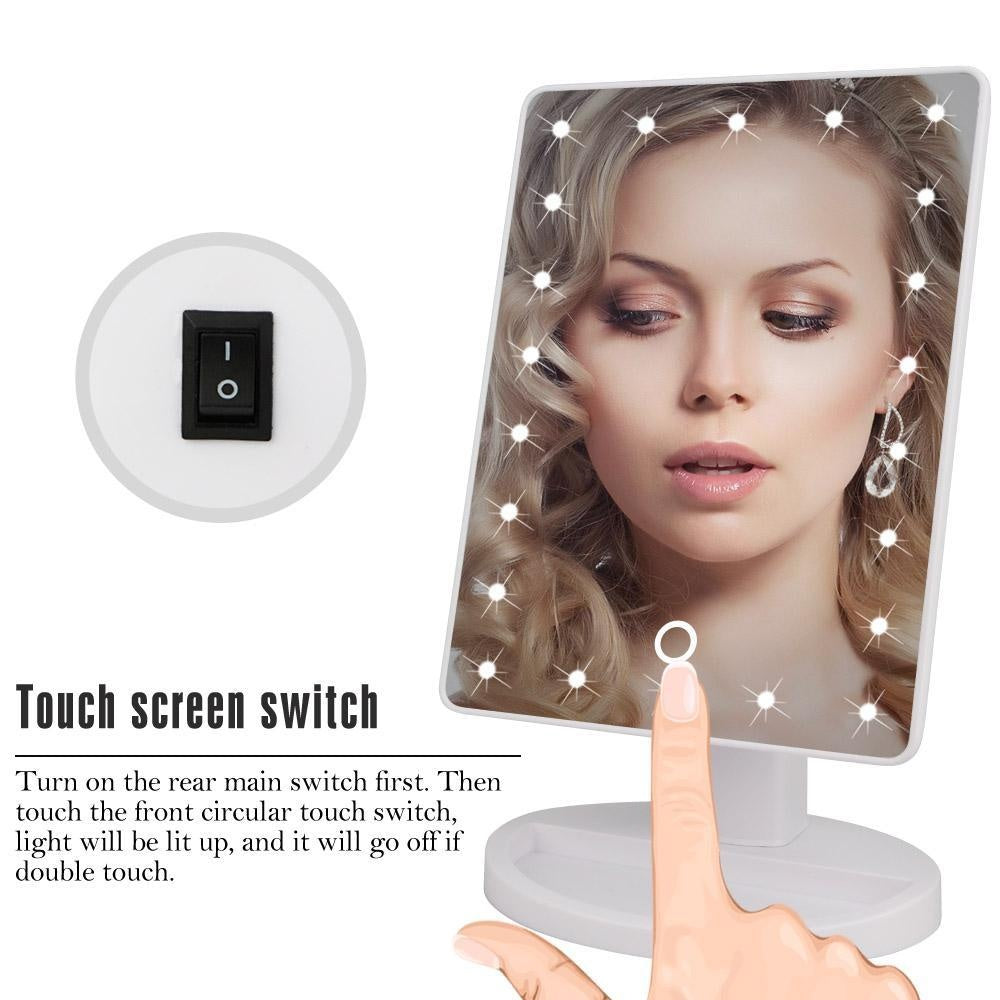 22 LED Makeup Speil | Skanto