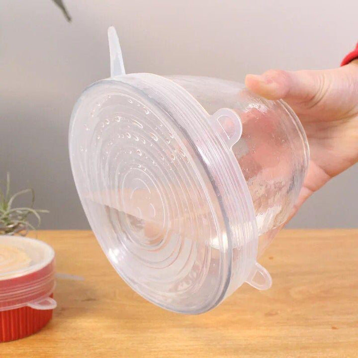 EcoLid - 6 Silikon Reusable Stretch Covers | Skanto