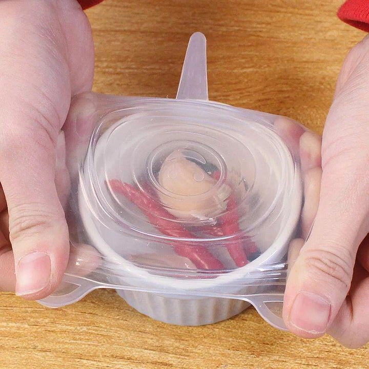 EcoLid - 6 Silikon Reusable Stretch Covers | Skanto
