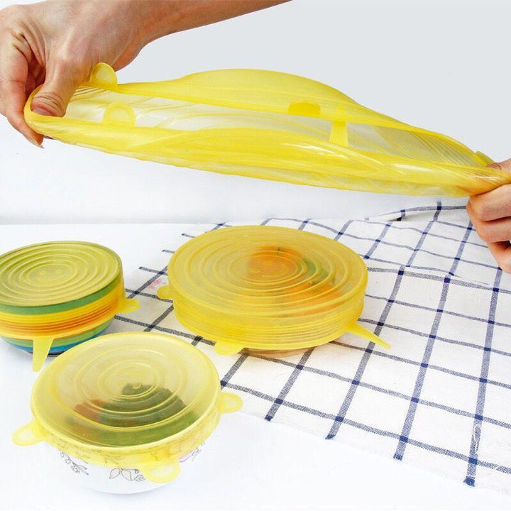 EcoLid - 6 Silikon Reusable Stretch Covers | Skanto