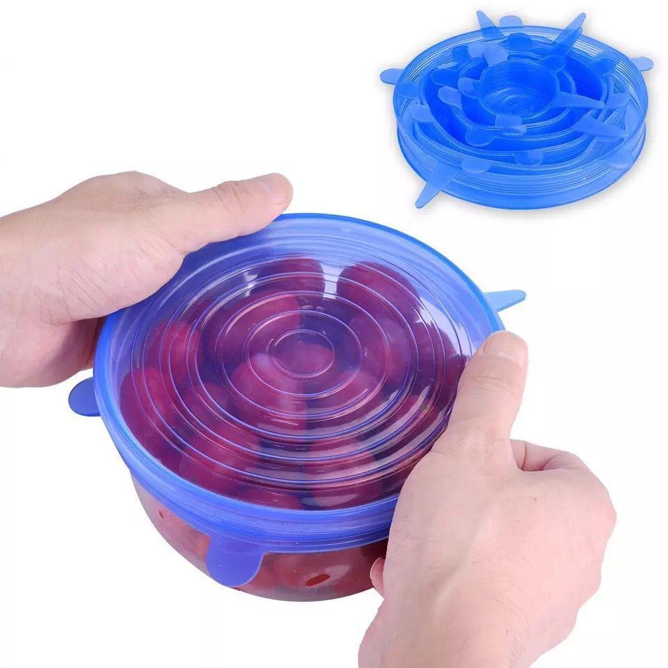 EcoLid - 6 Silikon Reusable Stretch Covers | Skanto