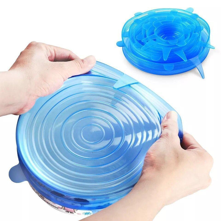 EcoLid - 6 Silikon Reusable Stretch Covers | Skanto