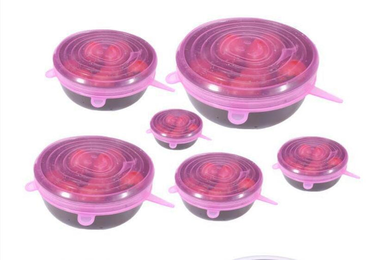 EcoLid - 6 Silikon Reusable Stretch Covers | Skanto