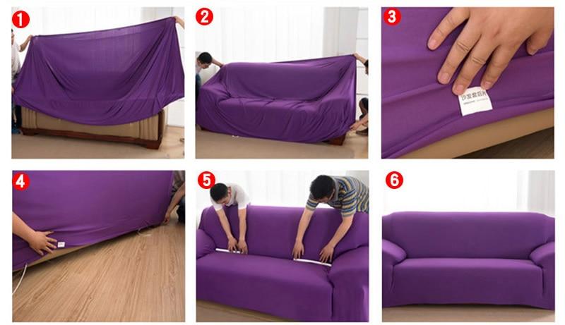 Magic Sofa Cover (Solid Color) | Skanto