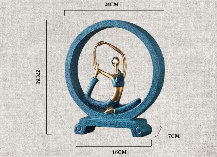 Kreative europeiske miniature moderne jente figuriner | Skanto