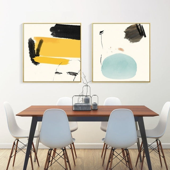 Abstract Fashion Art - Lerret Veggkunst Maleri | Skanto