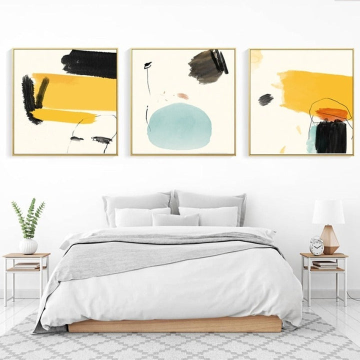 Abstract Fashion Art - Lerret Veggkunst Maleri | Skanto