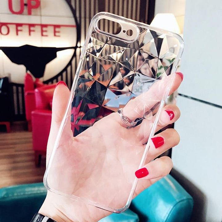 3D Diamant Form Mobiltelefon Deksel | Skanto