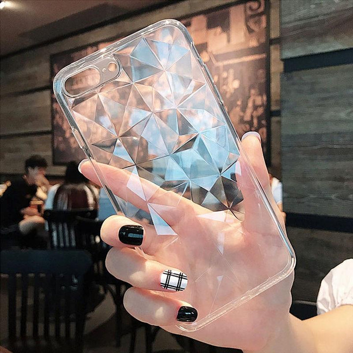 3D Diamant Form Mobiltelefon Deksel | Skanto