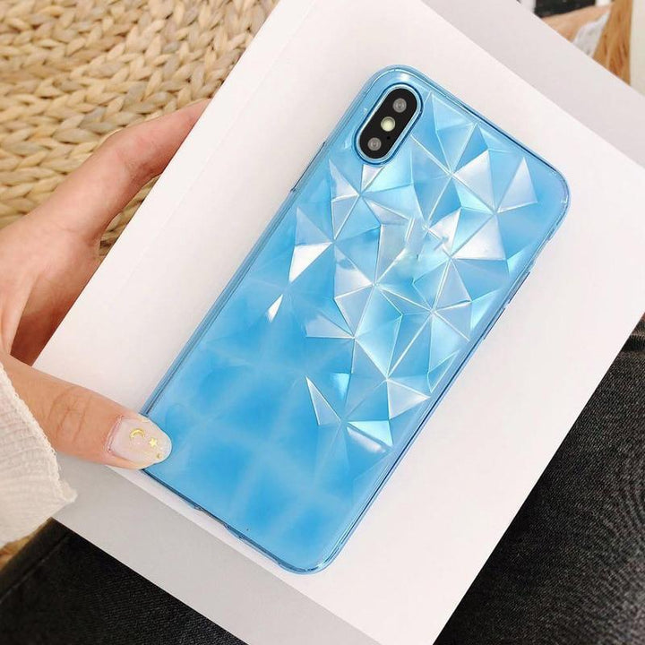 3D Diamant Form Mobiltelefon Deksel | Skanto