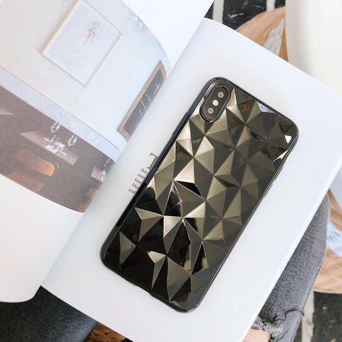 3D Diamant Form Mobiltelefon Deksel | Skanto