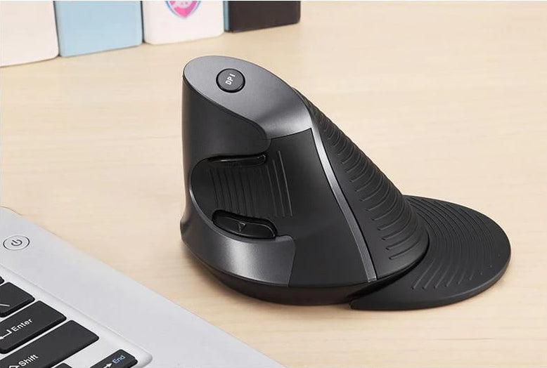 Ergonomisk Vertikal Trådløs 6 Knapper Mus | Skanto