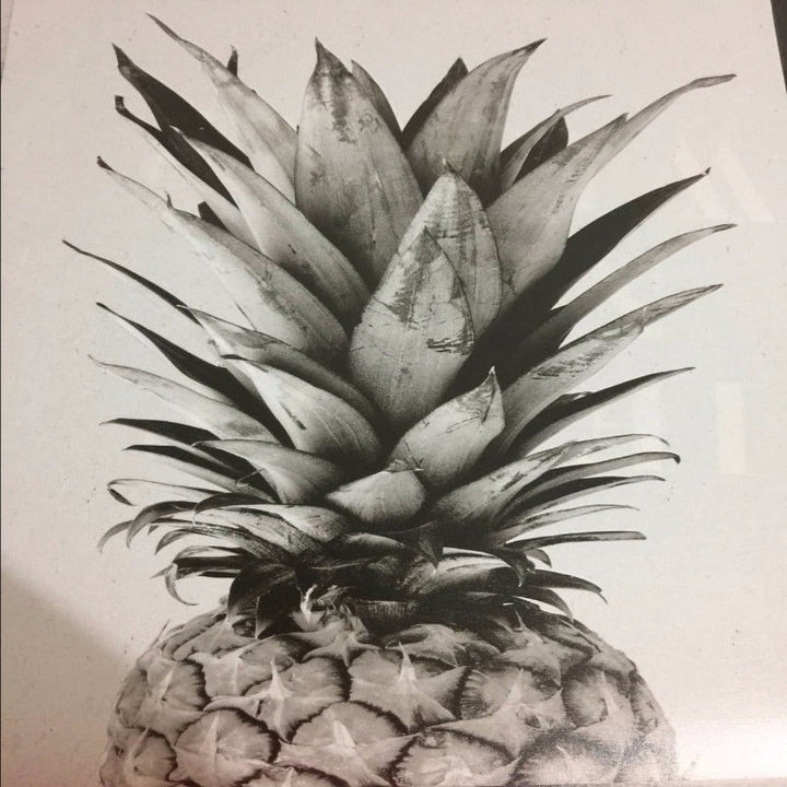 Ananas Be Brave & Kind Klassiske Sitater - Lerret Veggkunst Maleri
