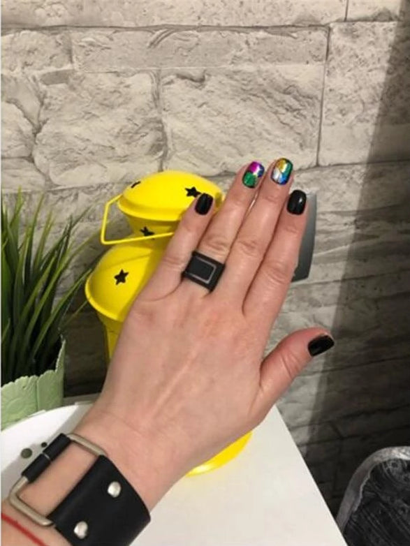 Primrose - Chunky Square Ring | Skanto