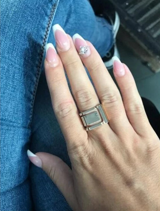Primrose - Chunky Square Ring | Skanto