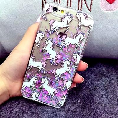 Glitter Unicorn iPhone-deksel | Skanto