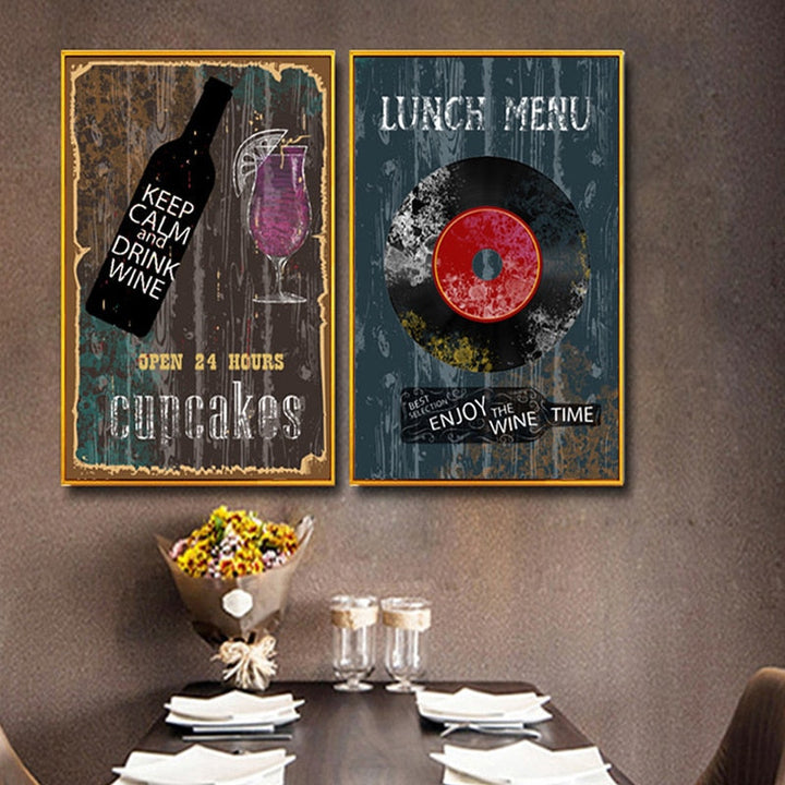 Vinplakat – lerretsbilde