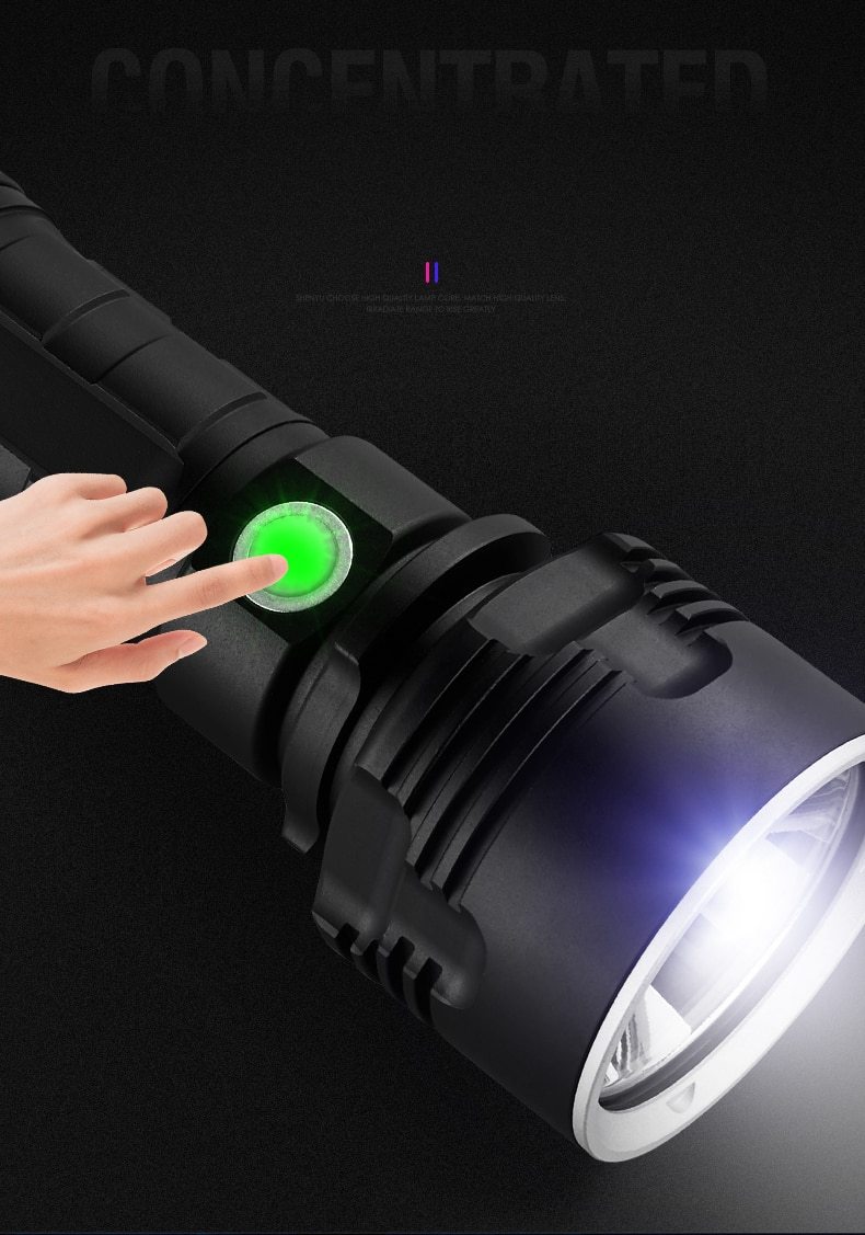 PowerLight - LED taktisk lommelykt | Skanto