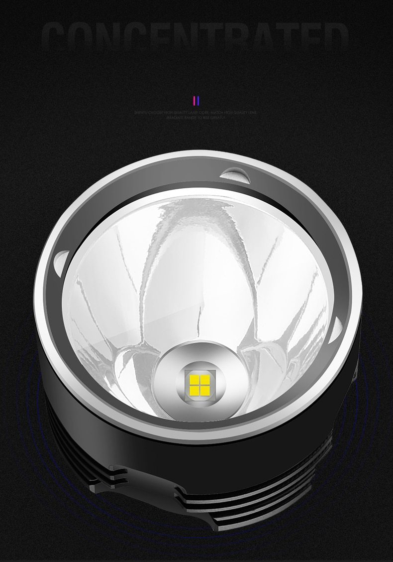 PowerLight - LED taktisk lommelykt | Skanto
