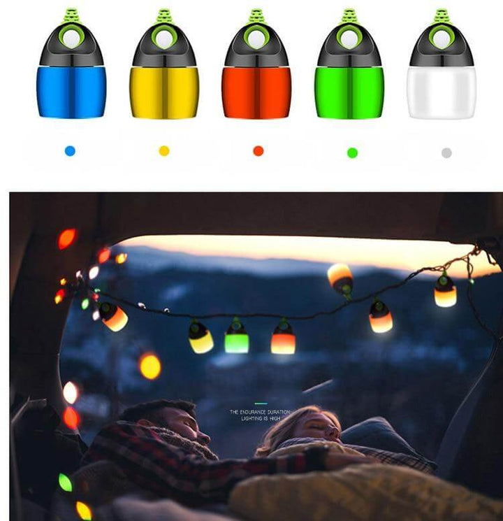 LED Camping Tent Vanntett Oppladbar Lys | Skanto