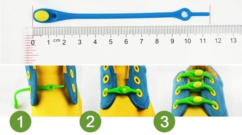 NoTie - 12 Silikon Elastiske Snørebånd Uten Knute | Skanto