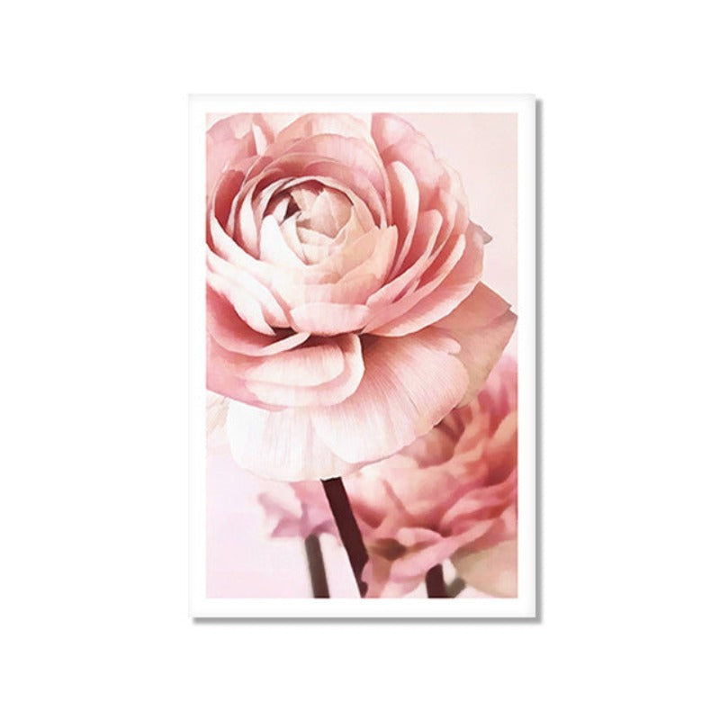 Moderne sitat om rosa peoner – lerretsbilde