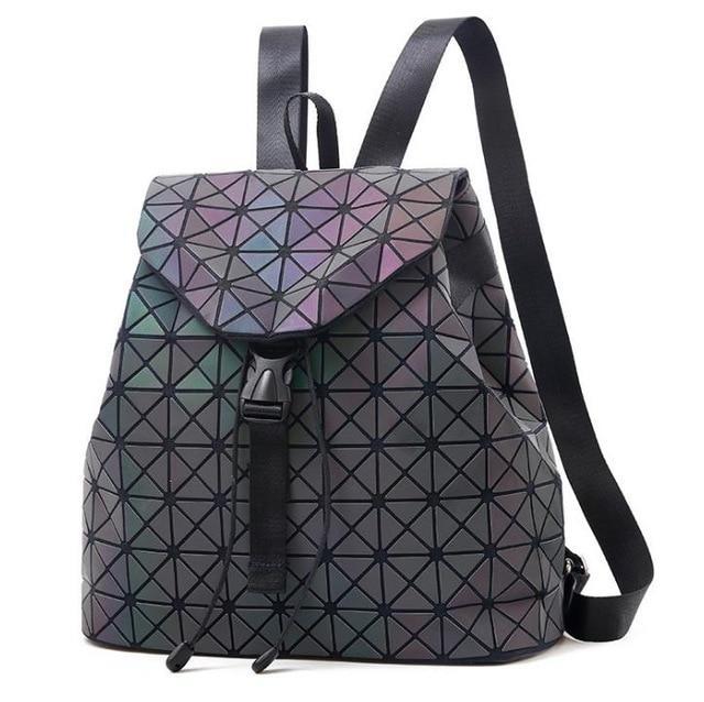 Skanto | Geometrisk Ryggsekk Holografisk Reflekterende Bag