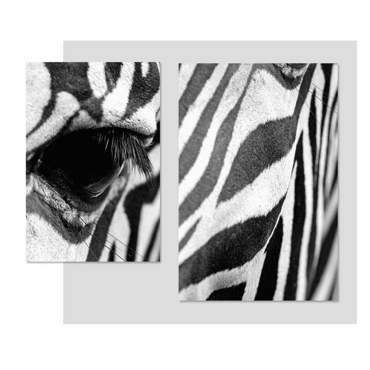 Afrikansk Zebra - Kanvas Veggkunst Maleri | Skanto