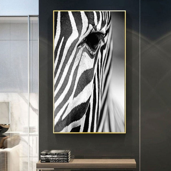 Afrikansk Zebra - Kanvas Veggkunst Maleri | Skanto