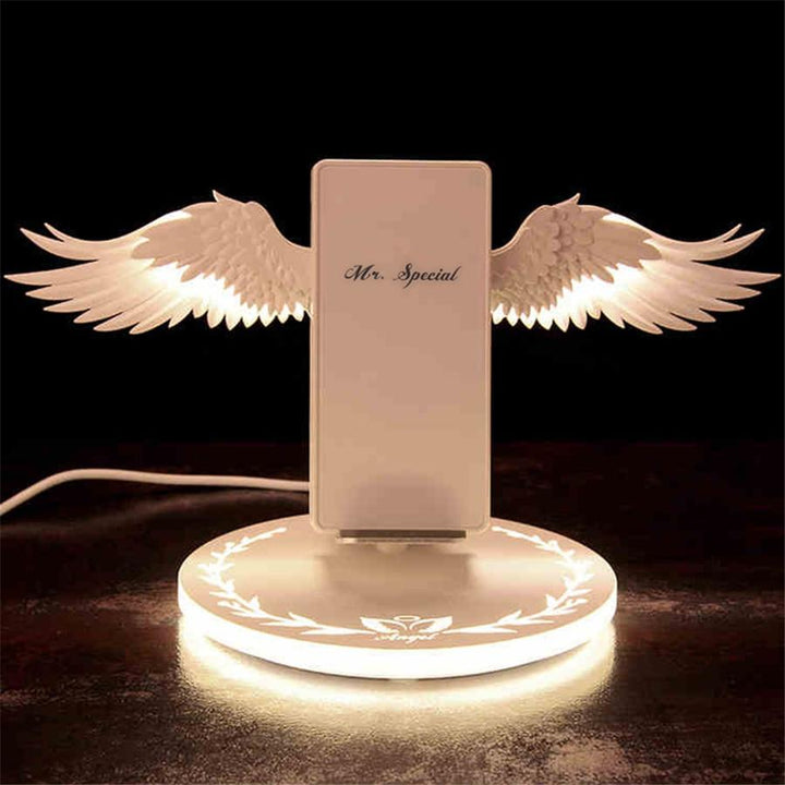Angel Wing LED Trådløs Lader | Skanto